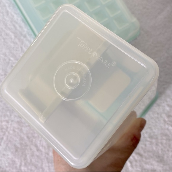 Tupperware Light Blue & Transparent Container Set 9pc - Picture 13 of 16